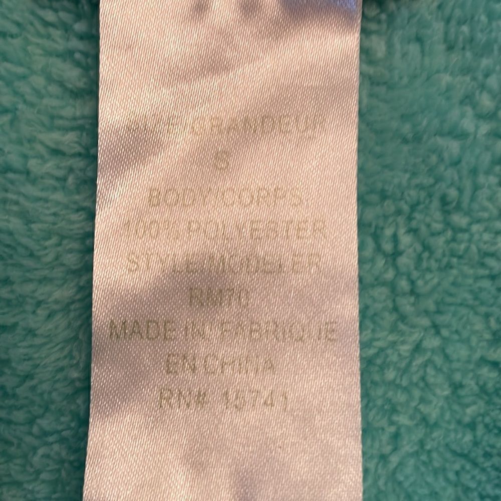 Karen Neuburger Embossed Zip-Front Robe - S - Picture 7 of 7